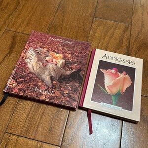 Anne Geddes vintage Journal Down in the Garden 1997 and Address book 1994 bundle